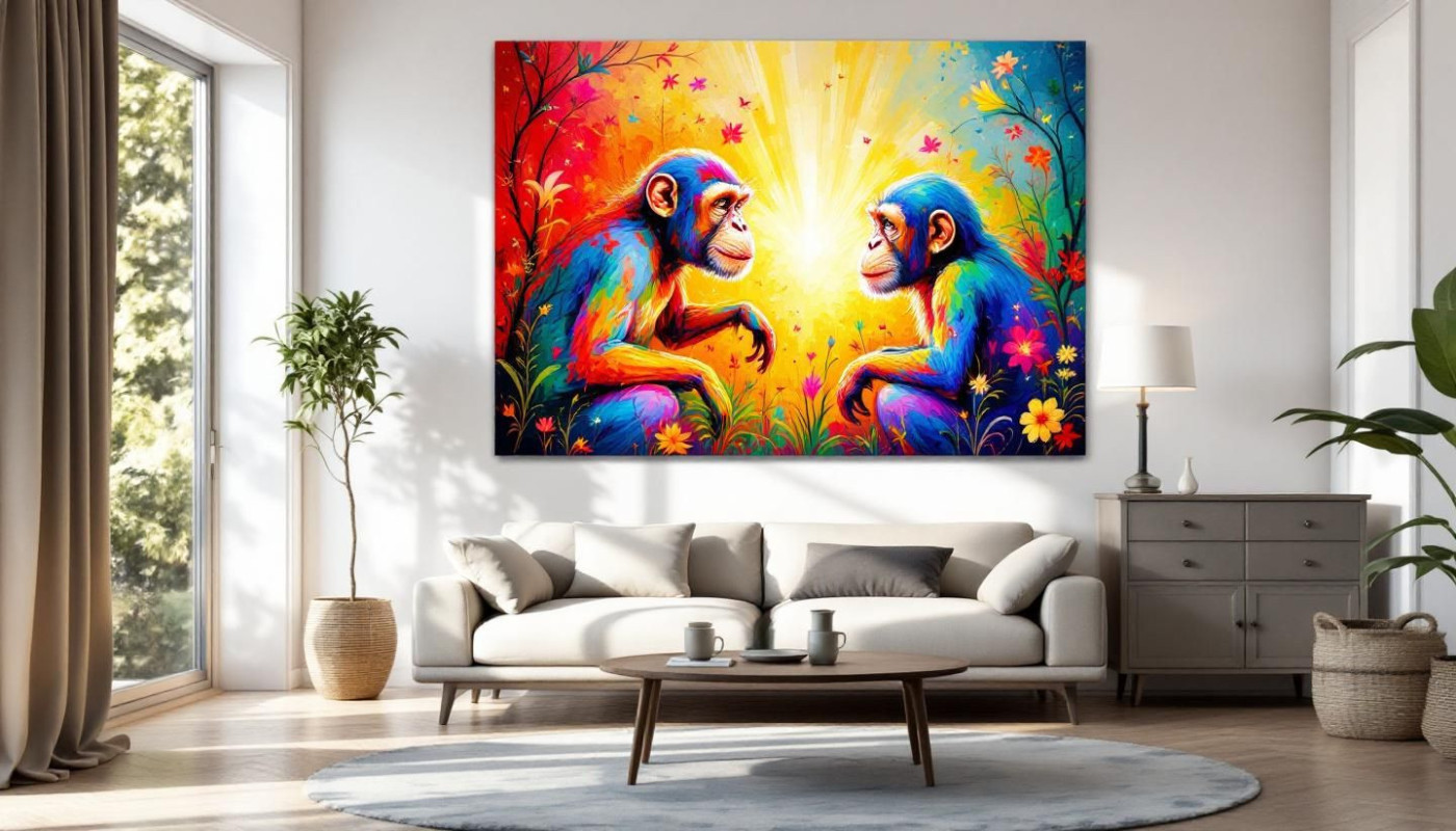 Animal sauvage - Comment choisir un tableau de singe pour dynamiser votre intérieur ?